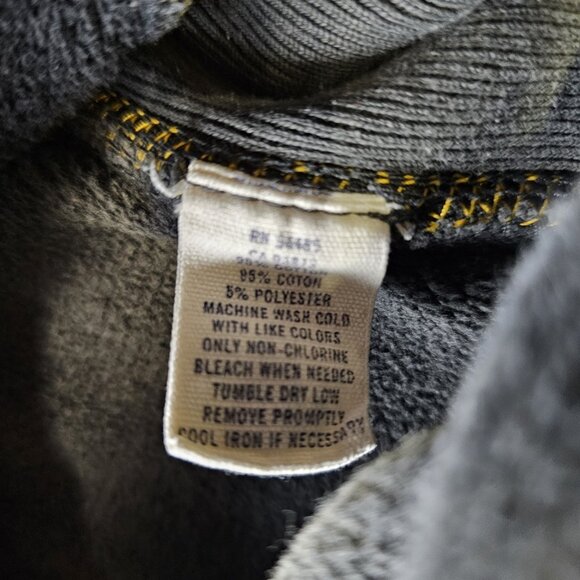 Vintage American Eagle Outfitters Pullover Logo Hoodie Gray Embroidered Mens XL - Picture 9 of 12